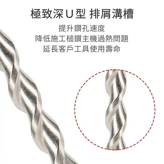 土耳門×宅水電 堅HEX六角水泥鑽頭 6C2 六角柄 混凝土鑽頭 瑞士鎢鋼 水泥鑽 3.2-9.5mm