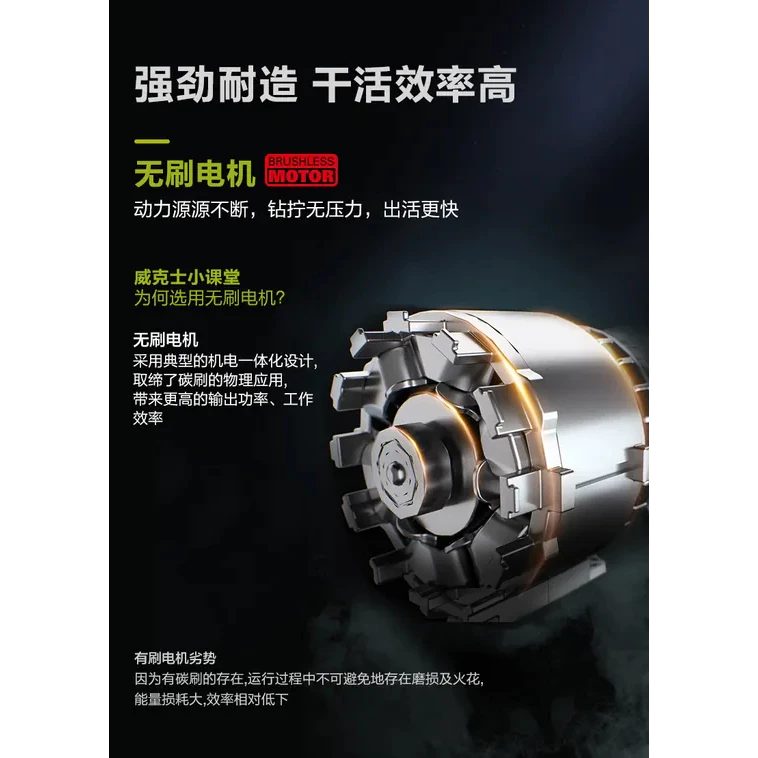 WU131X 無刷 鋰電震動電鑽12V 10mm 電鑽 家用 水電 工程 鑽牆 水泥 木頭 金屬 夾頭 WORX 威克士