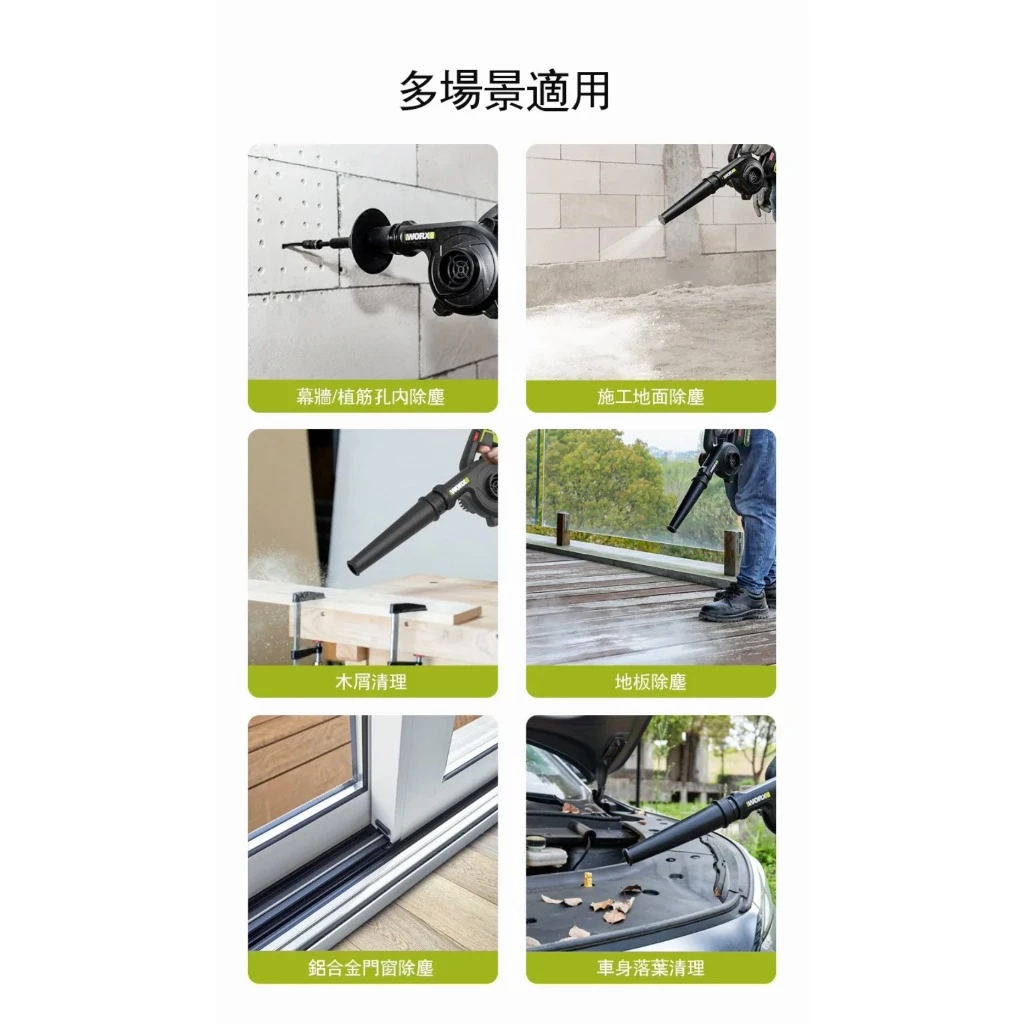 WU230S 三段式無刷吹風機 20V 除塵 小空間 角落 打掃 落葉 居家 汽車 灰塵 油漆 研磨 WORX 威克士