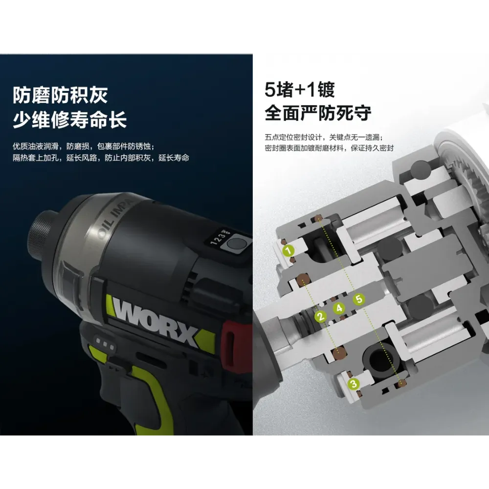 WU138油壓起子機 50 N.m 75dB 12V 電動工具 高轉速/扭力 居家 水電 金屬 水泥 WORX 威克士