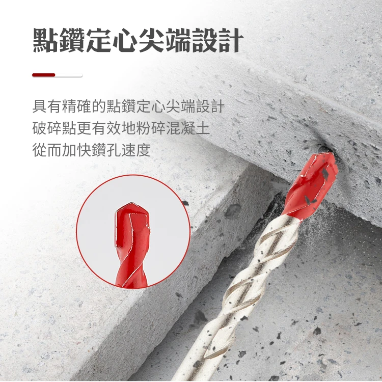 土耳門×宅水電 準．強力鑽兼鎖 水泥鑽頭 3.2/3.4/5.0mm 高張力螺絲用 快拆 六角柄 起子機 替換式