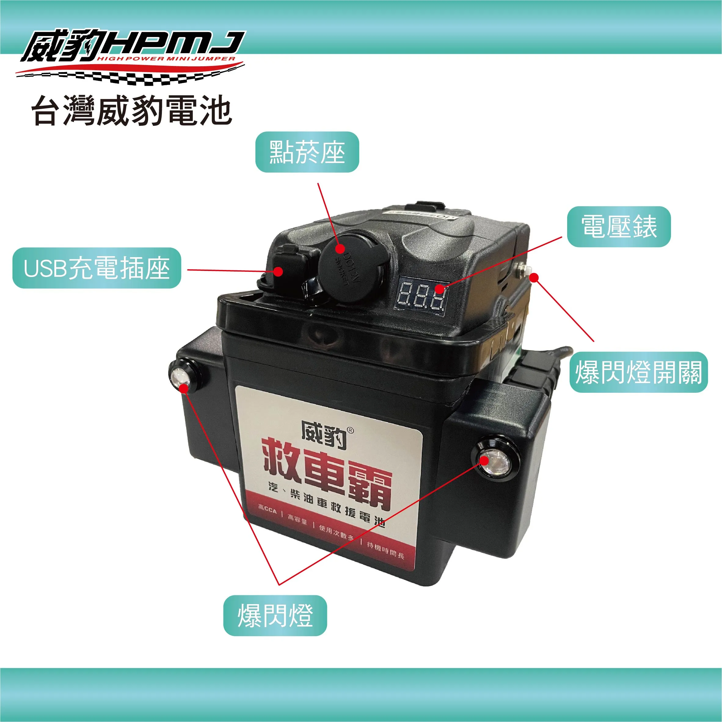 Super F1E02爆閃燈 救車霸  汽車緊急啟動電源