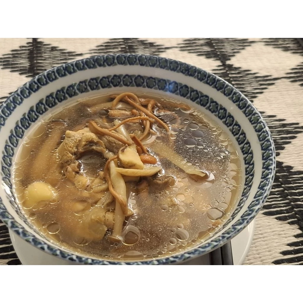 【虎元村】花旗蟲草麥冬湯煲湯料/粉光蟲草雞湯/可加購十八養場雞肉組/頂級煲湯/簡單烹煮/真材實料/五星級飯店湯品/台中藥膳燉包