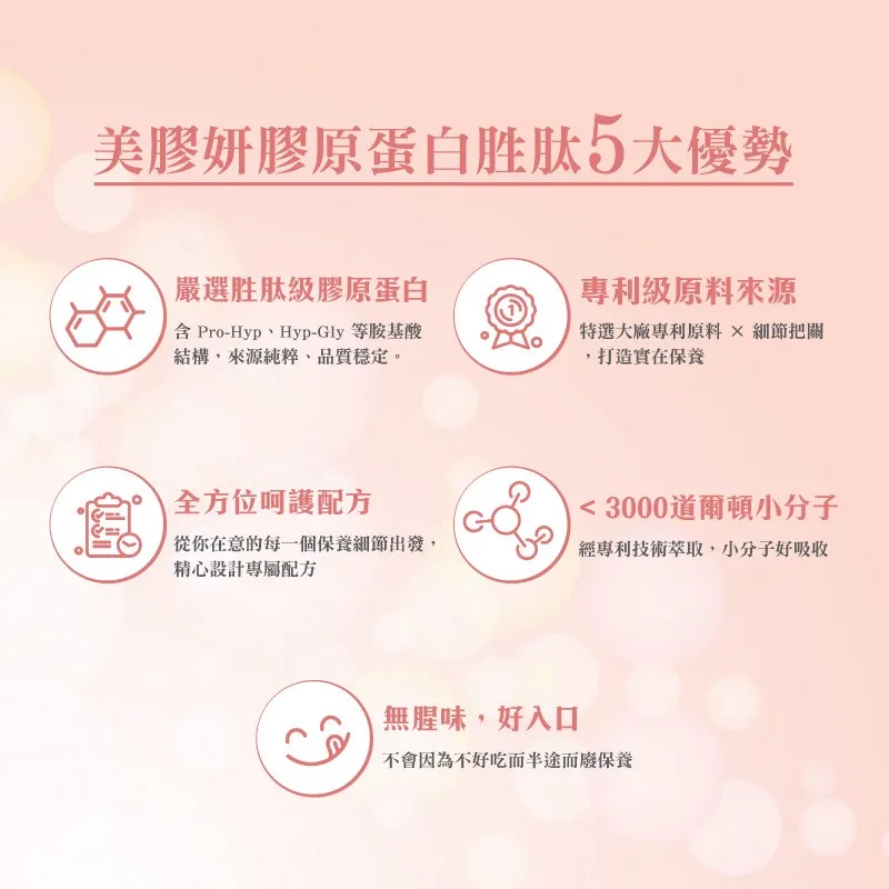 美膠妍 膠原蛋白胜肽（黑醋栗口味） 30包