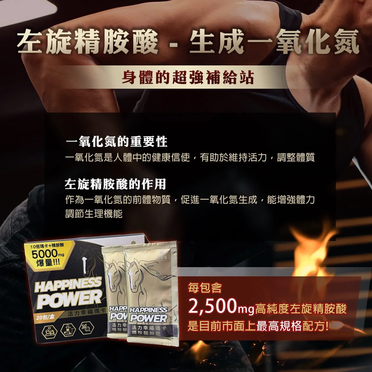活力幸福瑪卡精胺酸粉包（全素） / 20包