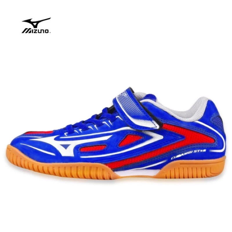 MIZUNO 美津濃 兒童羽球鞋、排球、桌鞋 CUBAMBI STAR 桌球鞋 魔鬼氈 室內運動鞋 防滑