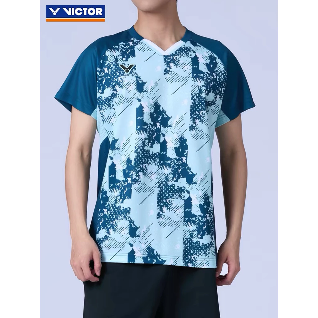 鷲屋 2026年夏球星大賽款victor勝利男款羽毛球服專業運動服T65000