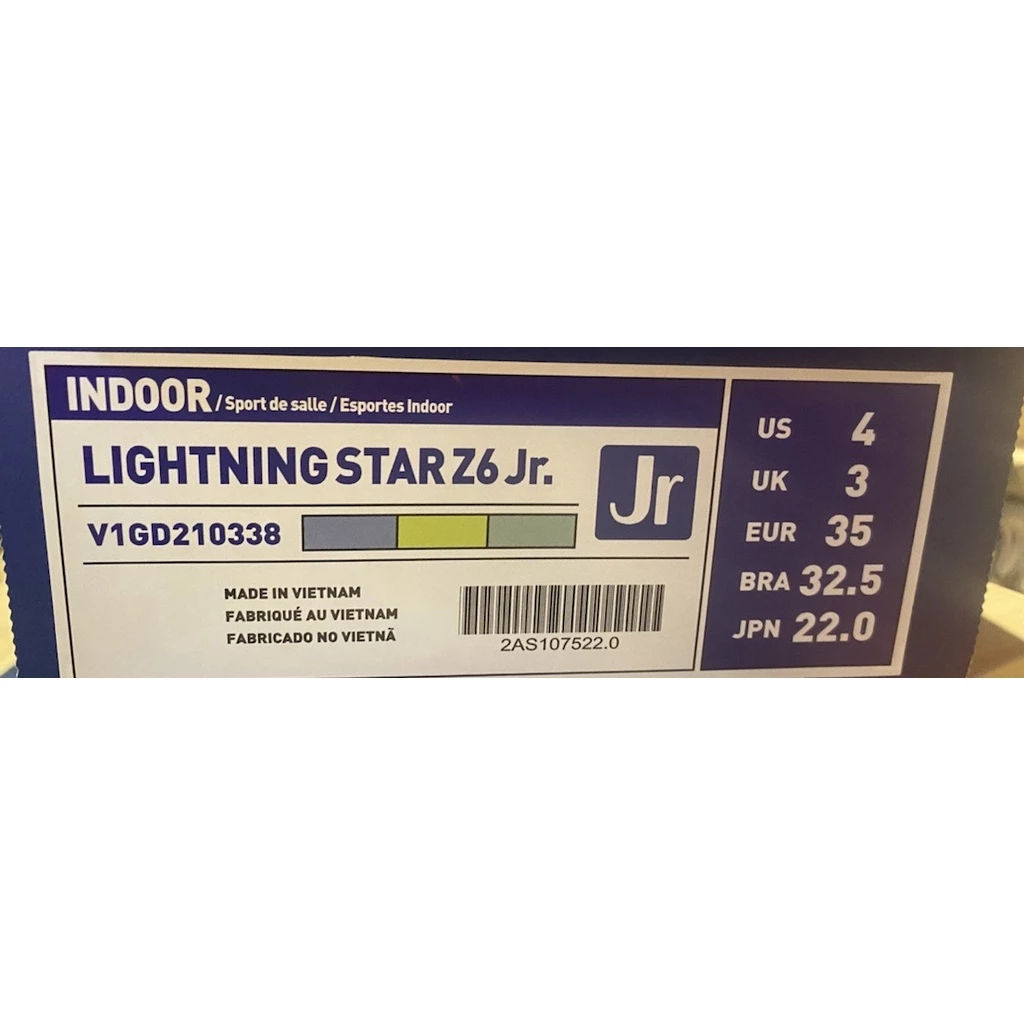 Mizuno 美津濃 2020 LIGHTNING STAR Jr 少年羽排球鞋 V1GD190352