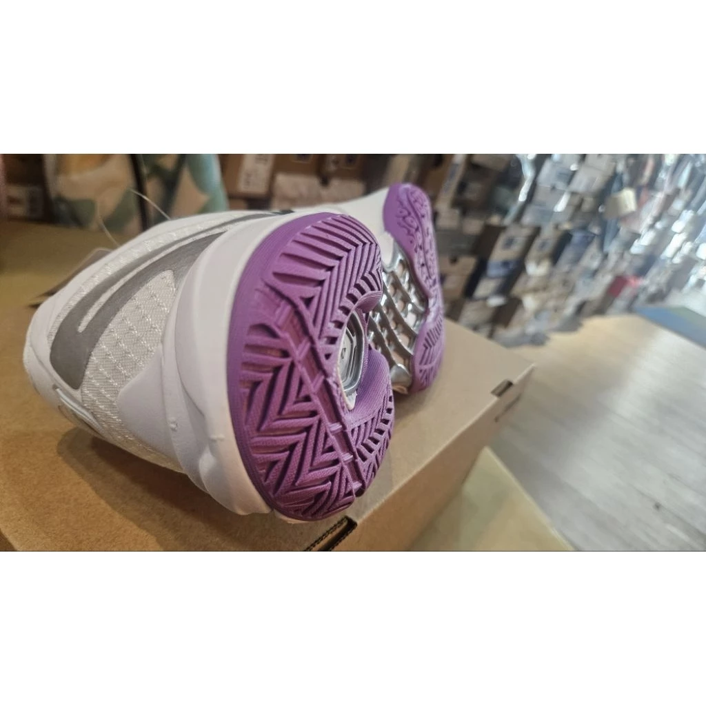 MIZUNO 美津濃羽球鞋 Wave Claw 4 （71GA264316）寬楦 男鞋 白 藍 緩震回彈支撐