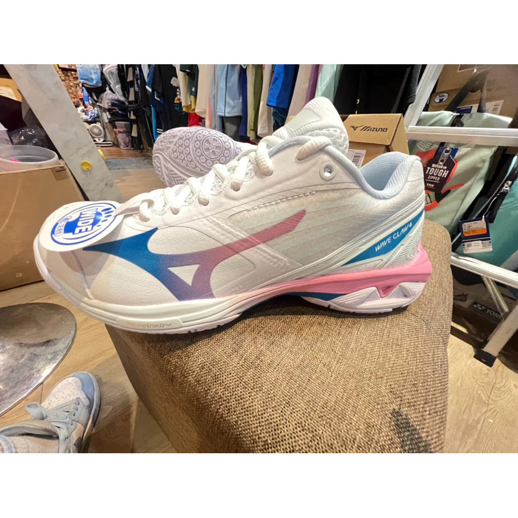 美津濃 3E寬楦 羽球鞋 Wave CLAW 4 代 71GA264317