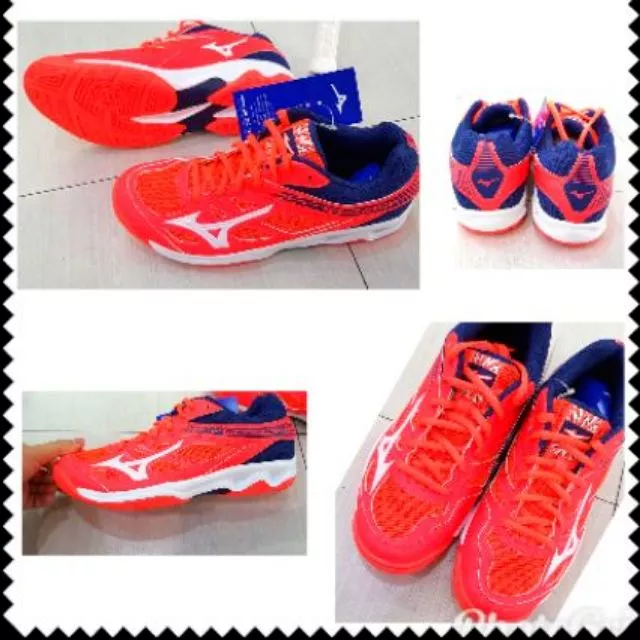 mizuno羽球鞋 女鞋 型號：V1GC177001G