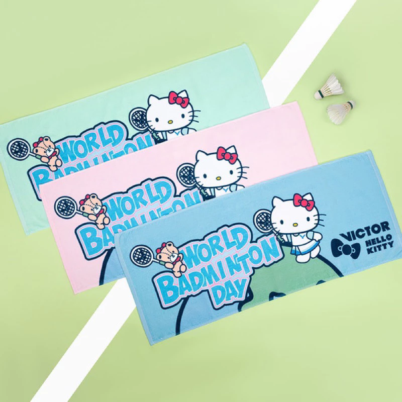 【VICTOR】{世界羽球日/女款} VICTOR X HELLO KITTY 聯名T恤 T-KT301