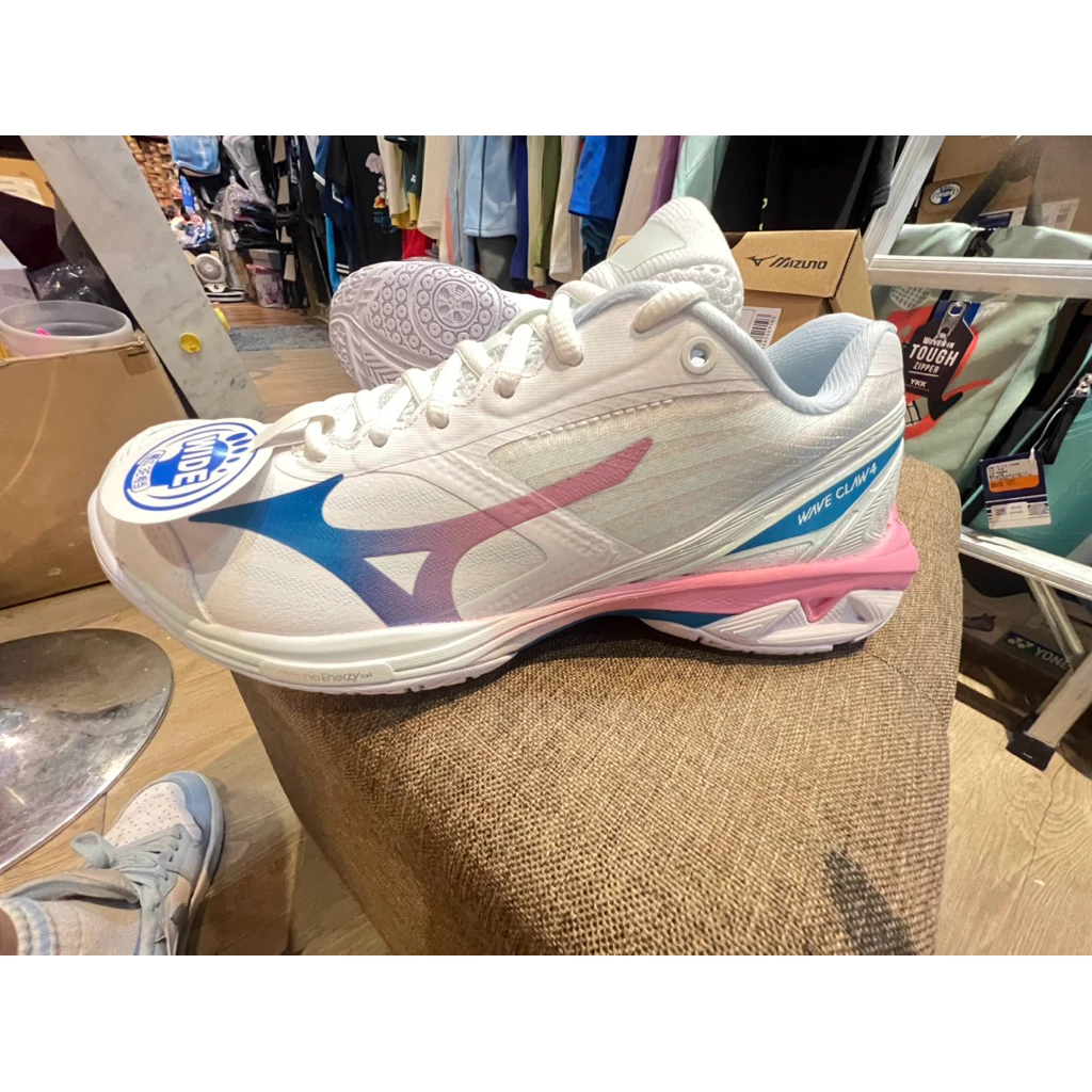 美津濃 3E寬楦 羽球鞋 Wave CLAW 4 代 71GA264317