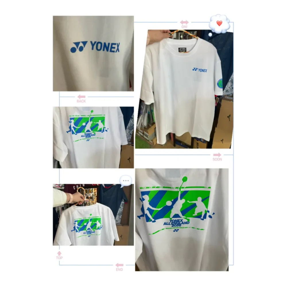 YONEX 2026限量GB全英公開賽紀念T恤