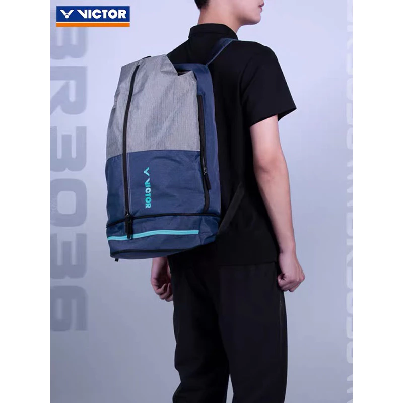 Victor羽毛球大容量多功能双肩背包 BR3036