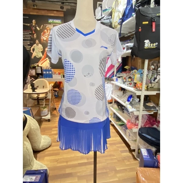 李寧夢幻好萌的藍色泡泡 李寧女版排汗衣（藍色泡泡）