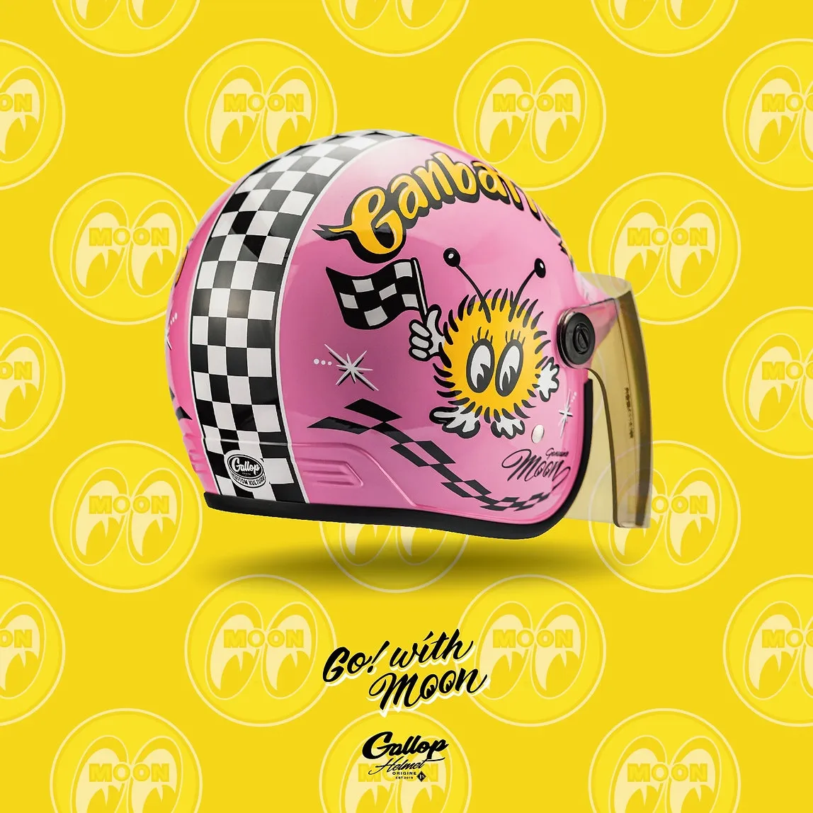 MOONEYES X GALLOP Kids helmets聯名童帽
