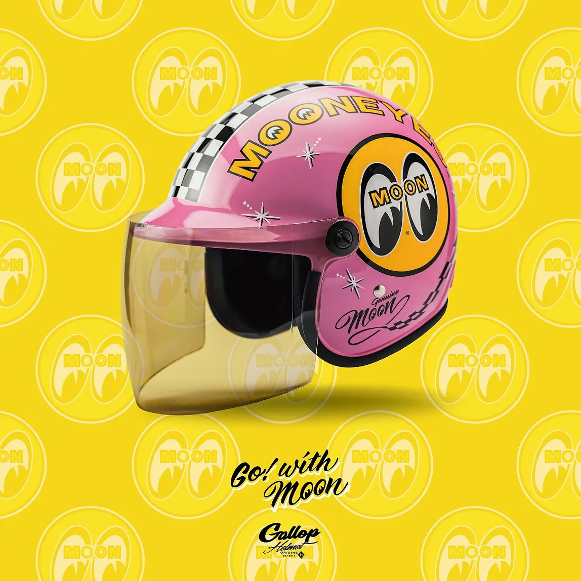 MOONEYES X GALLOP Kids helmets聯名童帽