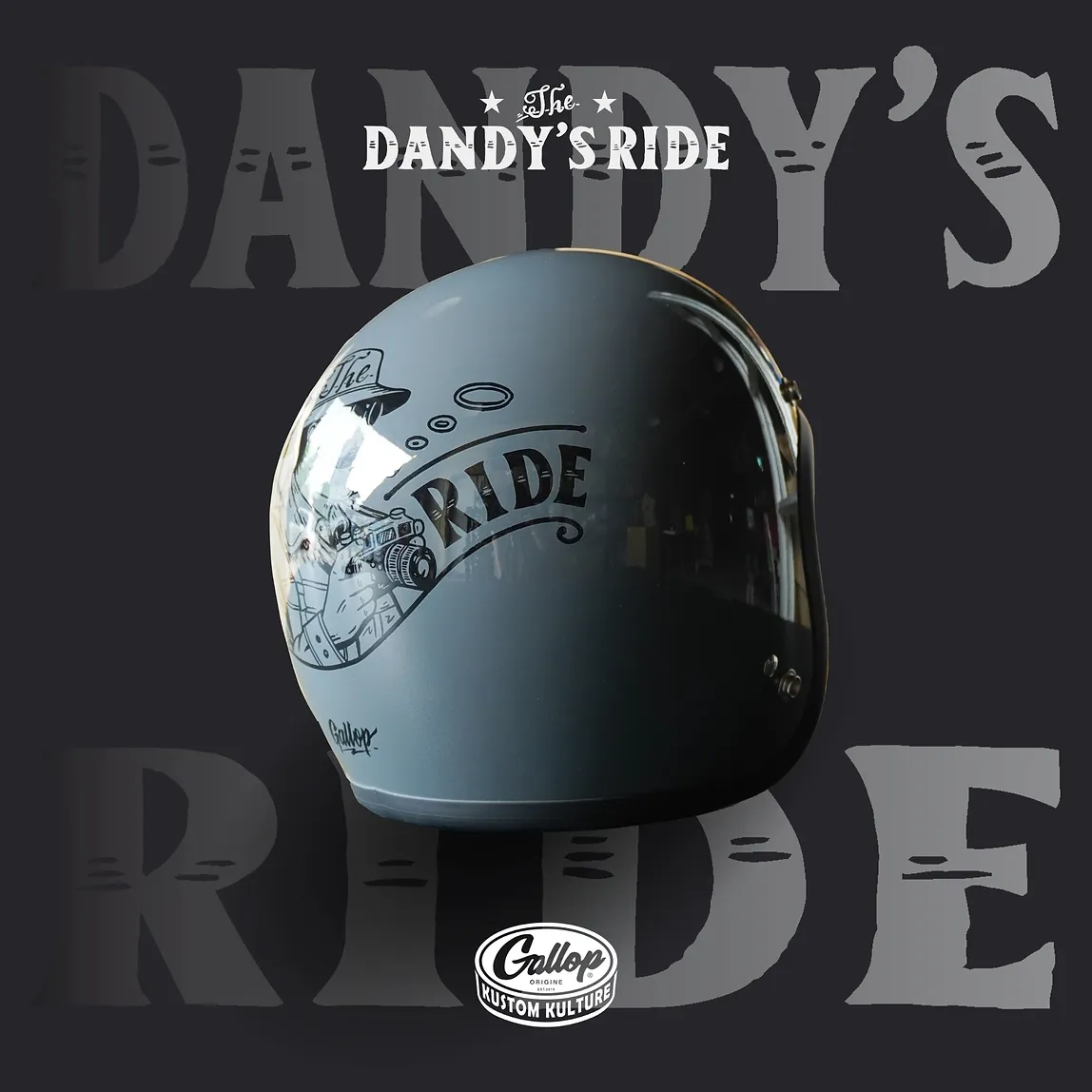2024 12th THE DANDY’S RIDE 鬍子老爹 限定安全帽