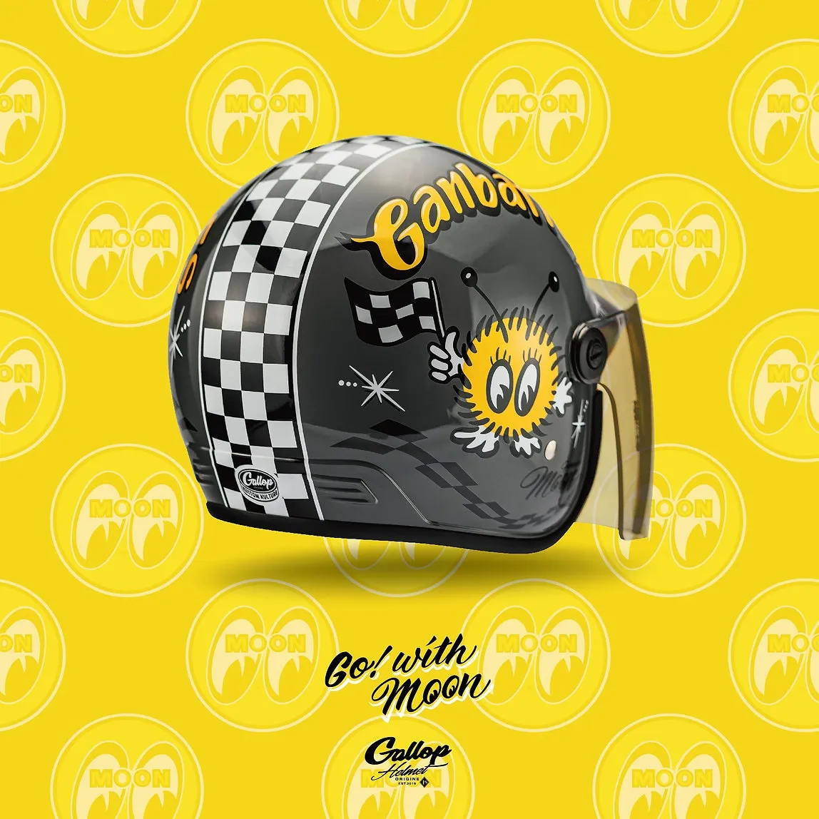 MOONEYES X GALLOP Kids helmets聯名童帽