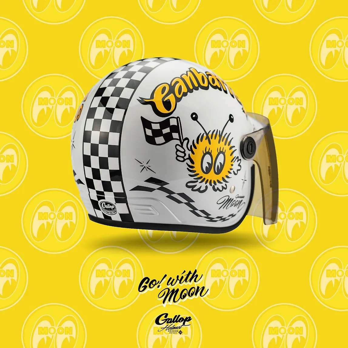 MOONEYES X GALLOP Kids helmets聯名童帽