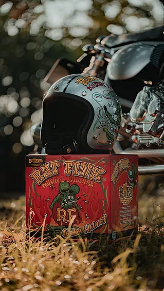 Gallop X Rat Fink 老鼠芬克 聯名限定安全帽 銀