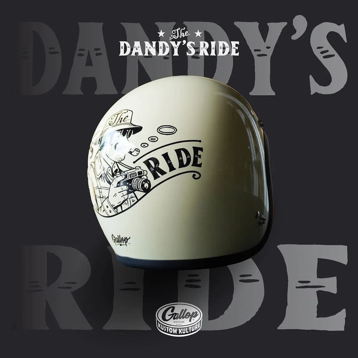 2024 12th THE DANDY’S RIDE 鬍子老爹 限定安全帽