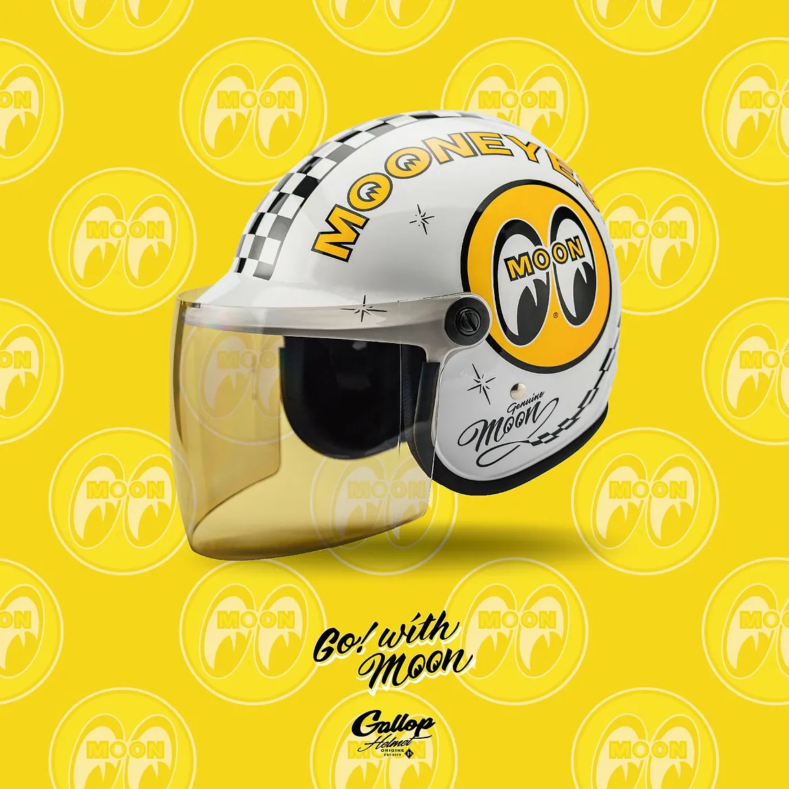 MOONEYES X GALLOP Kids helmets聯名童帽