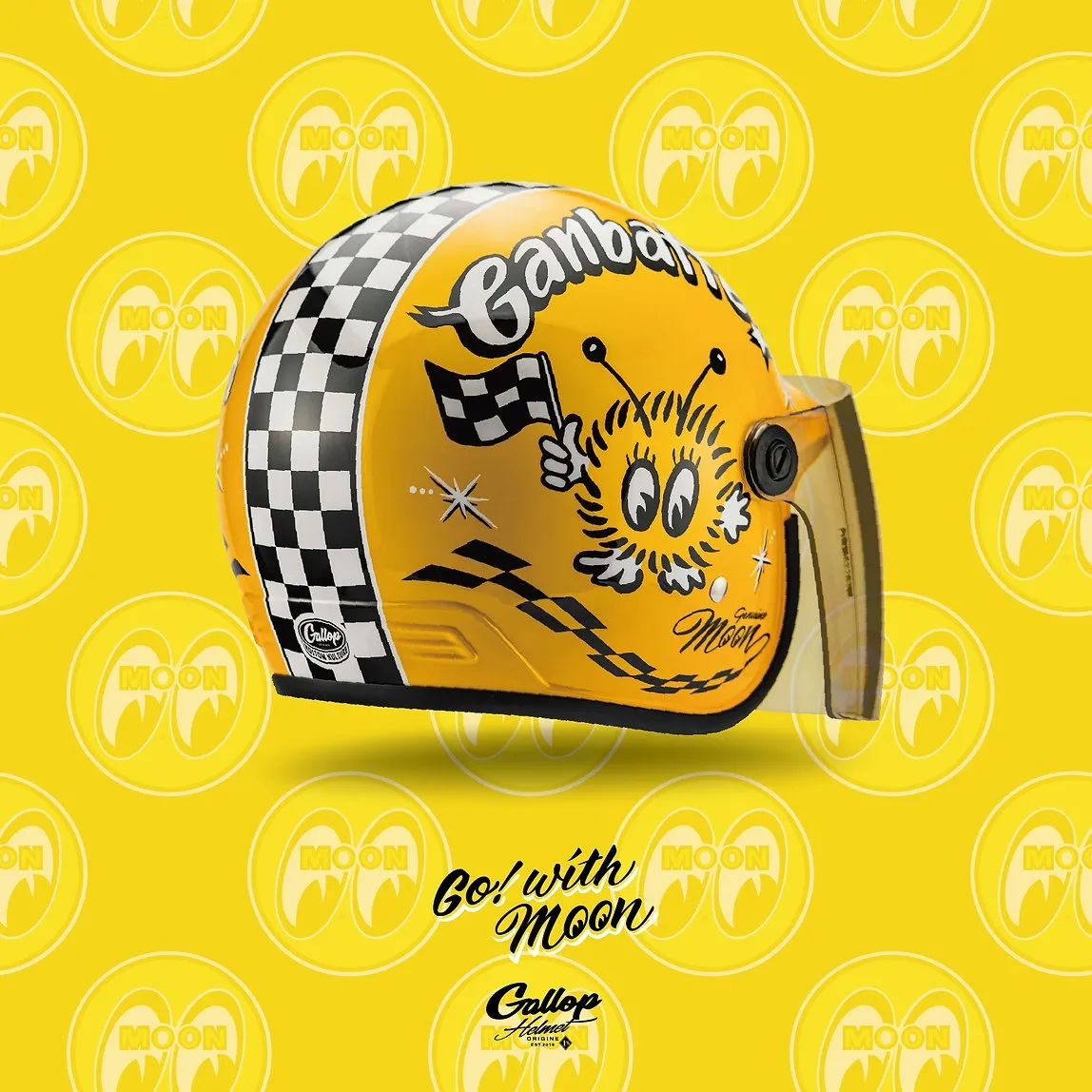 MOONEYES X GALLOP Kids helmets聯名童帽