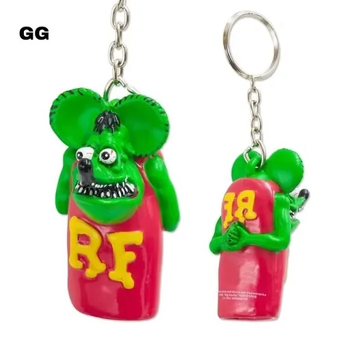 RAT FINK 老鼠芬克 打火機套 鑰匙圈 [RAF253GR]