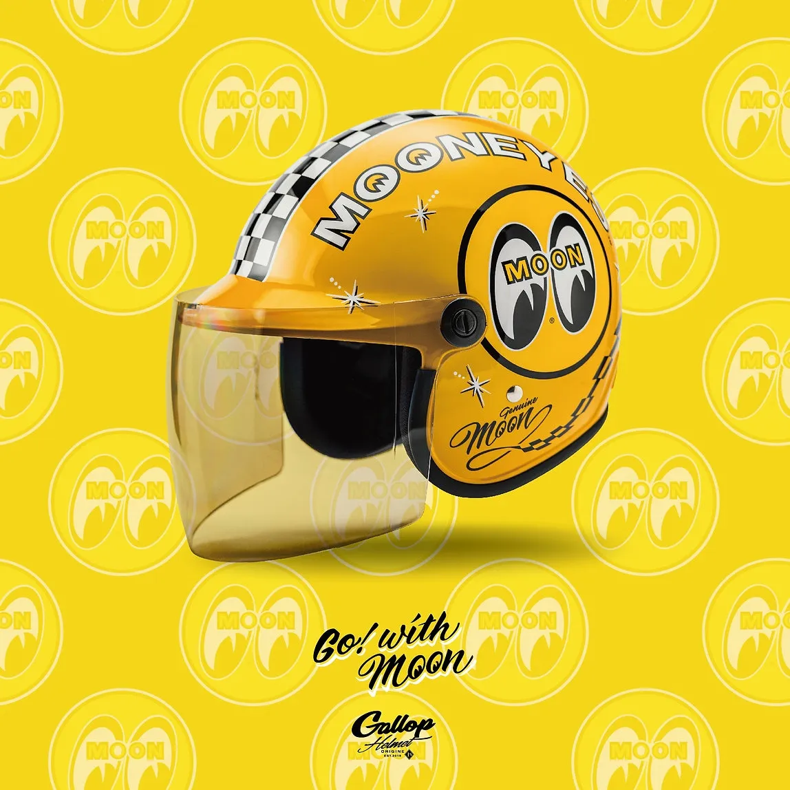 MOONEYES X GALLOP Kids helmets聯名童帽