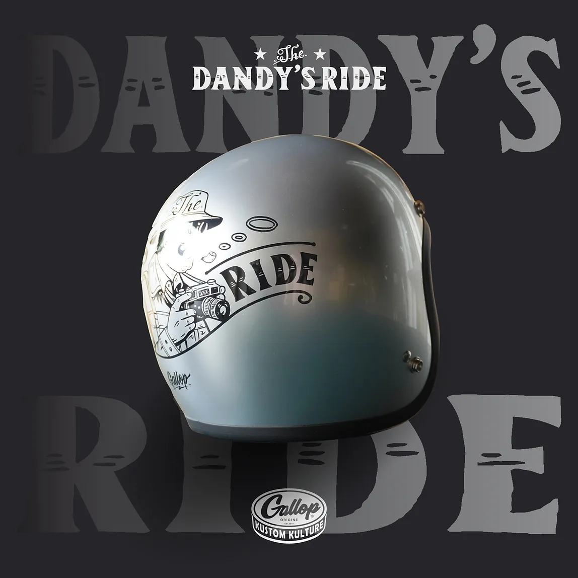 2024 12th THE DANDY’S RIDE 鬍子老爹 限定安全帽