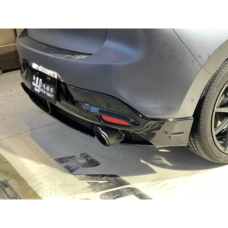 全新 MAZDA3 馬3 2019 2020 19 20 年 5D 5門 MZ版 後下巴 素材 ABS 亮黑