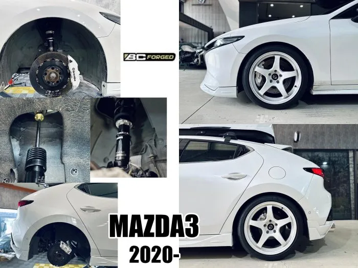 全新 MAZDA3 4代 5D 2020-2024 BC BR 避震器 TYPE 30段阻尼 高低軟硬可調