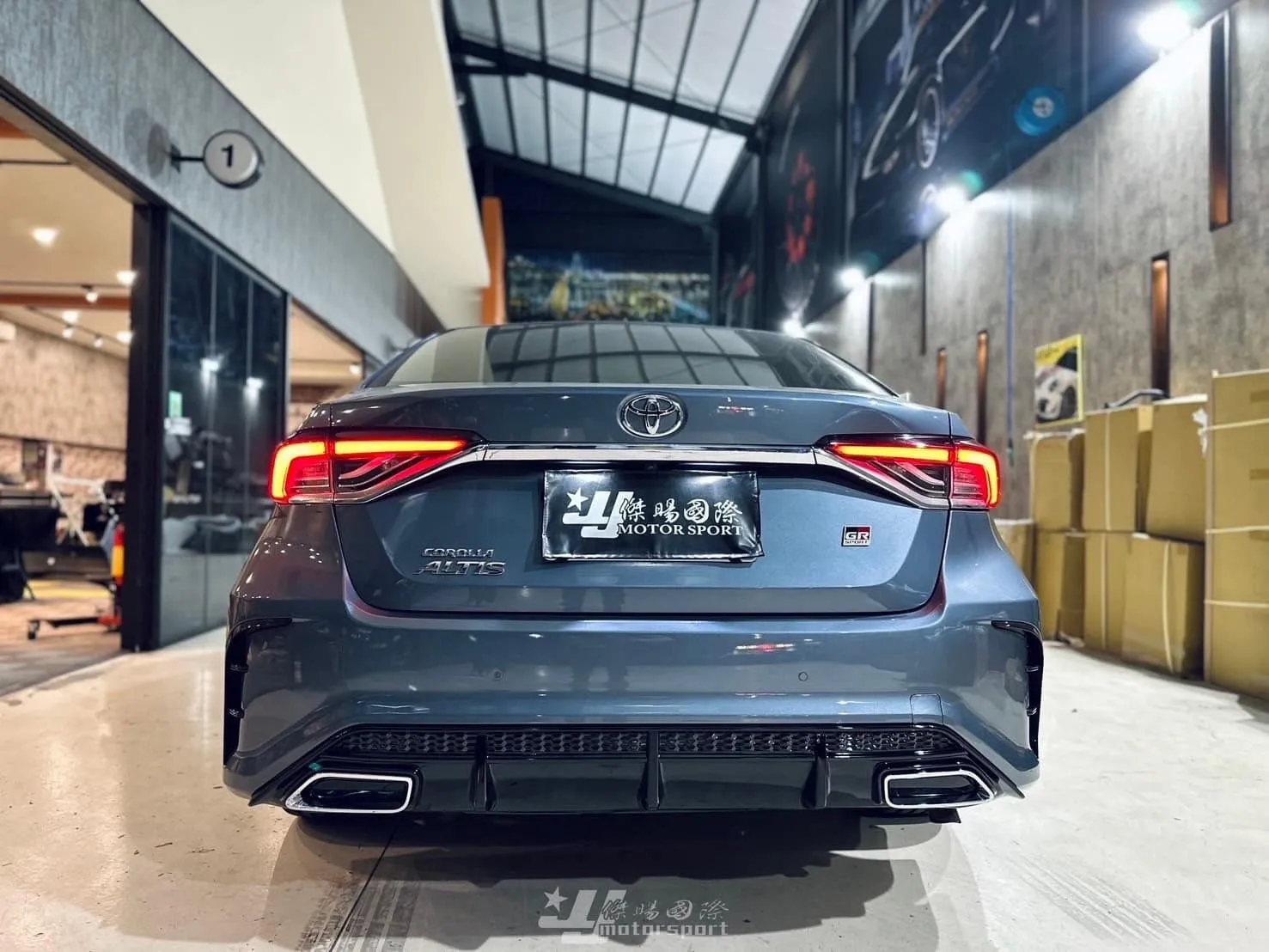 小亞車燈改裝＊全新 ALTIS 12代 2020 2021 2022 升級 星耀版 後保桿 後保 含烤漆