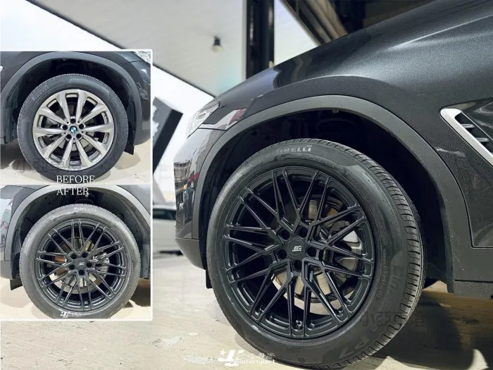 全新 BC FORGED EH186單片式 消光黑 19吋 8.5J 鍛造 鋁圈 BMW X4 G02 G01