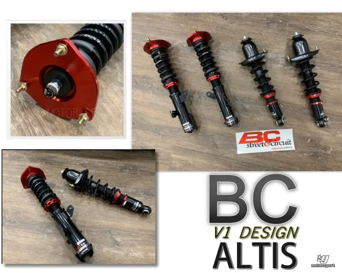 全新 TOYOTA ALTIS 11代 11.5代 2014 2015 2016 2017 2018 BC 避震器 V1 30段阻尼 高低軟硬可調