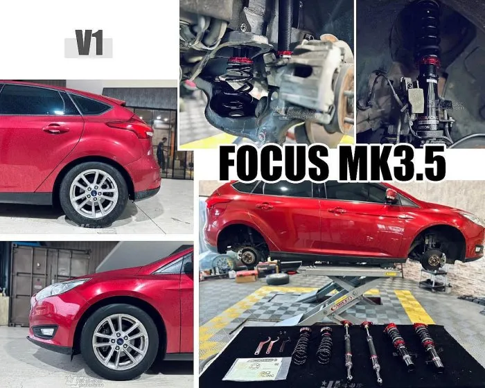 全新 FORD FOCUS MK3 MK3.5 BC 避震器 V1 DESIGN 30段阻尼 高低軟硬可調