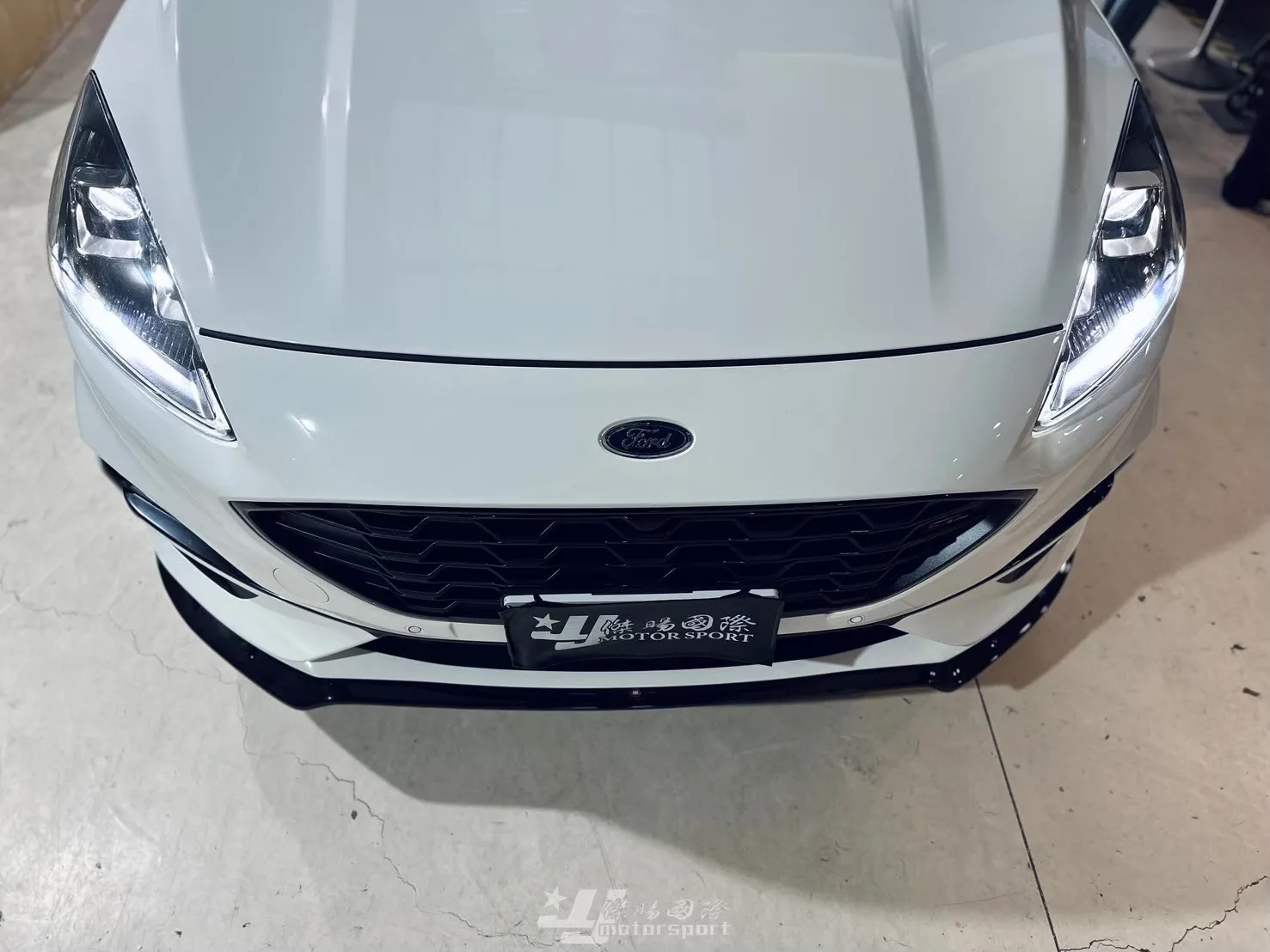 全新 福特 FORD KUGA MK3 ST-Line 2019- 專用 前下巴 定風翼 亮黑 KUGA前下巴