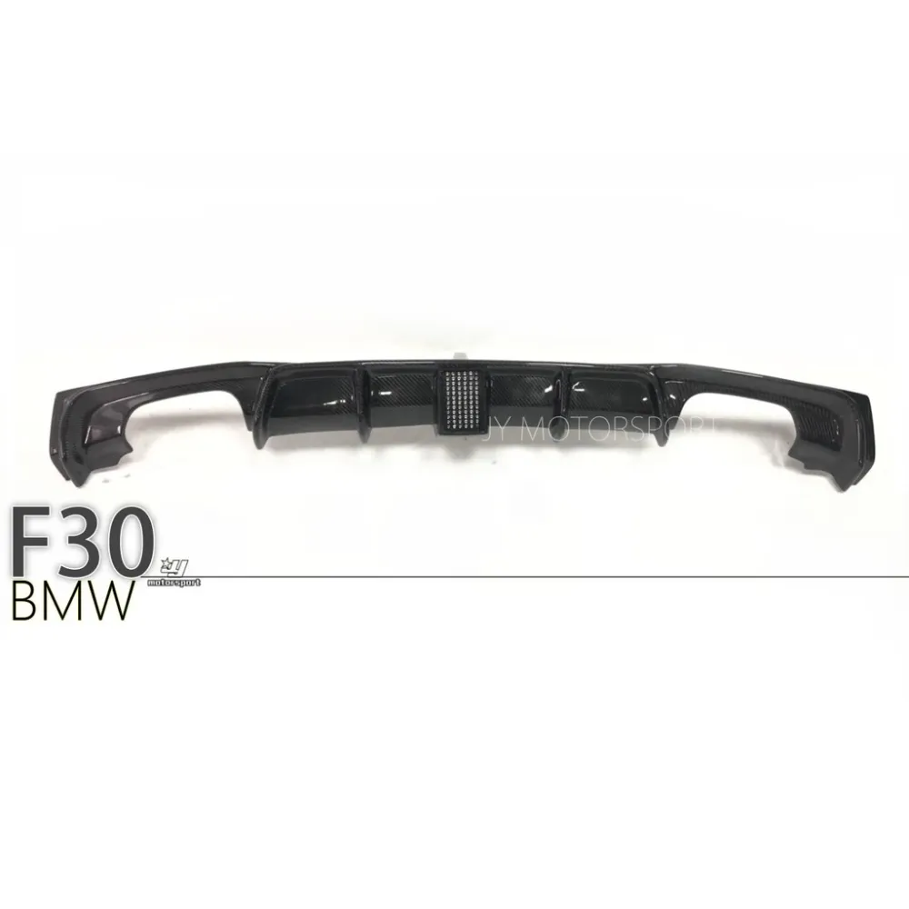 全新 BMW F30 F31 MP款 卡夢 CARBON 帶F1巡航燈 後下巴