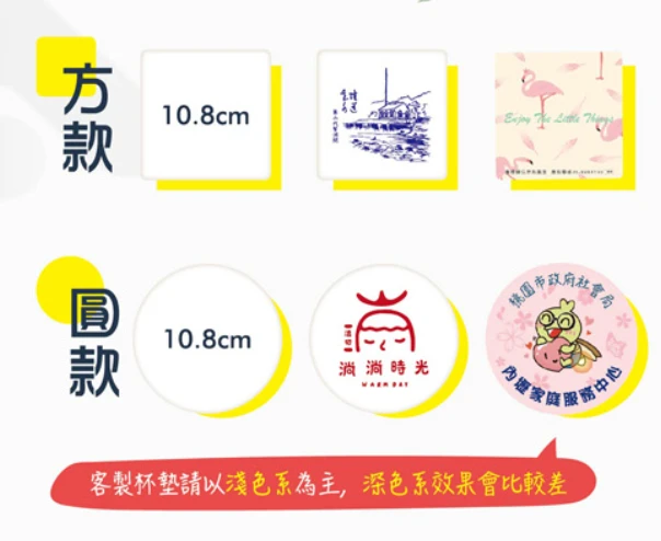 吸水杯墊(均為1入)