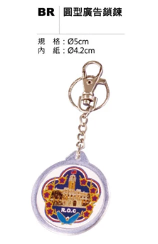 圓型廣告鎖鍊