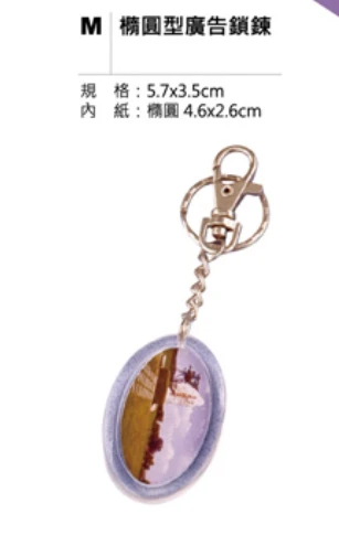 橢圓型廣告鎖鍊