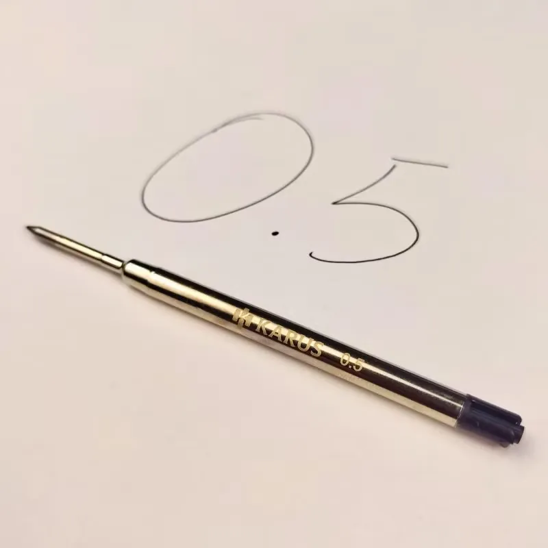 0.5 珠頭・中性油墨(黑色)・金屬殼派克G2筆芯(3支裝)