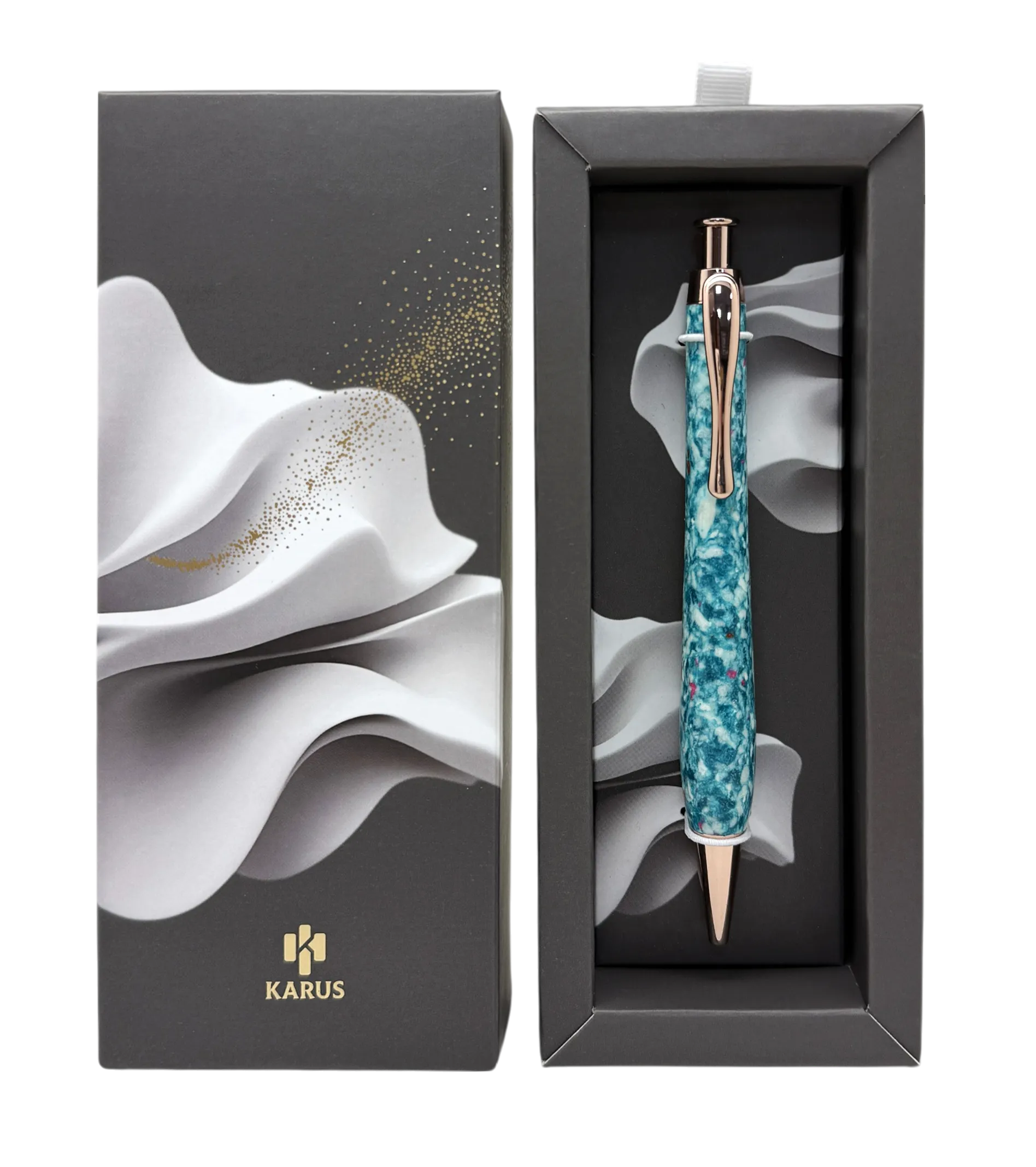 再衣筆｜草藍色（Grass-Blue Dressed Pen）