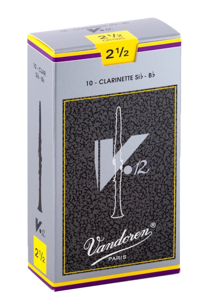 VANDOREN豎笛 竹片簧片 銀盒V12 2.5/3/3.5號