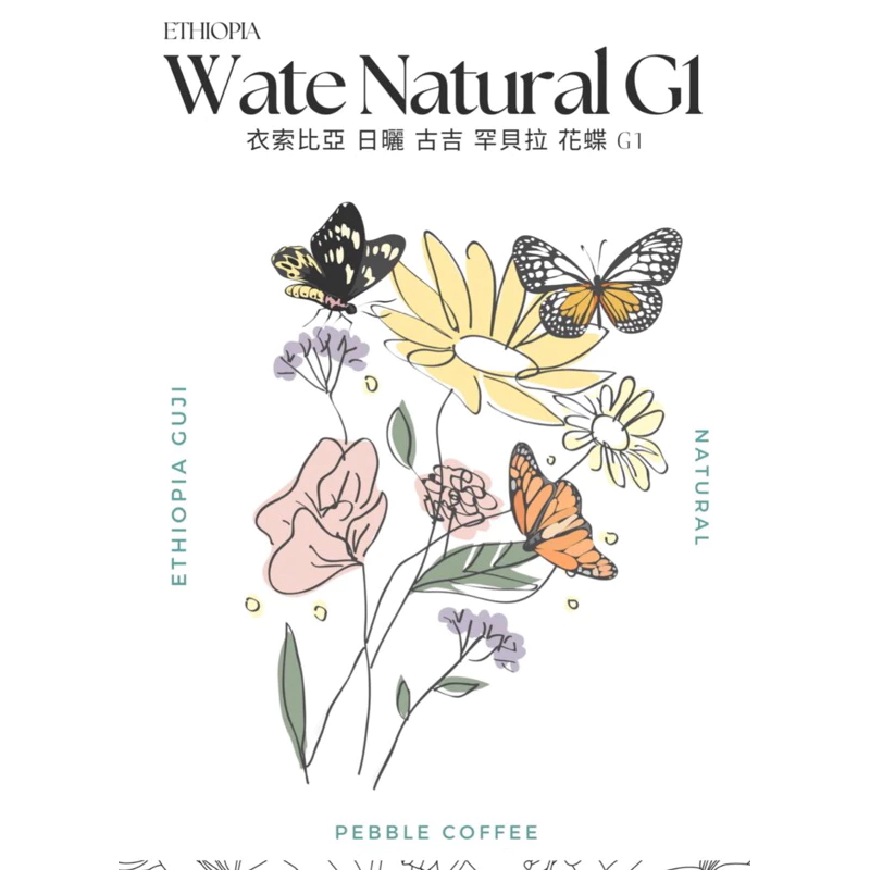 衣索比亞 古吉 罕貝拉 日曬 花蝶 G1