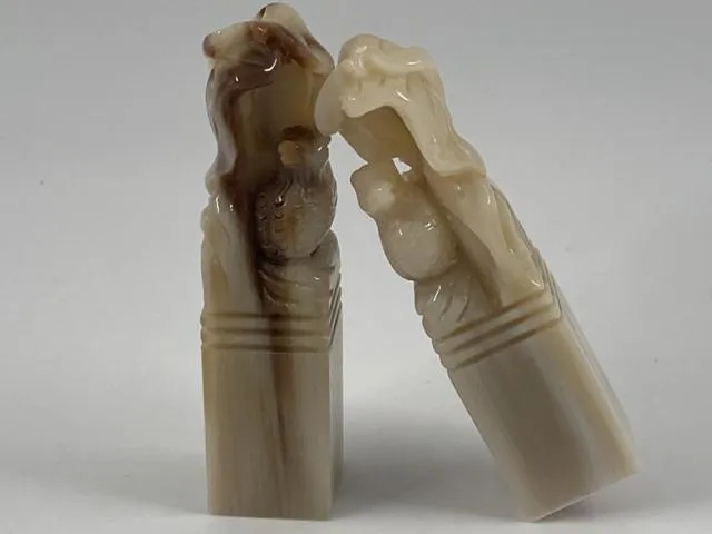 赤牛角夫妻對印章(電腦)
