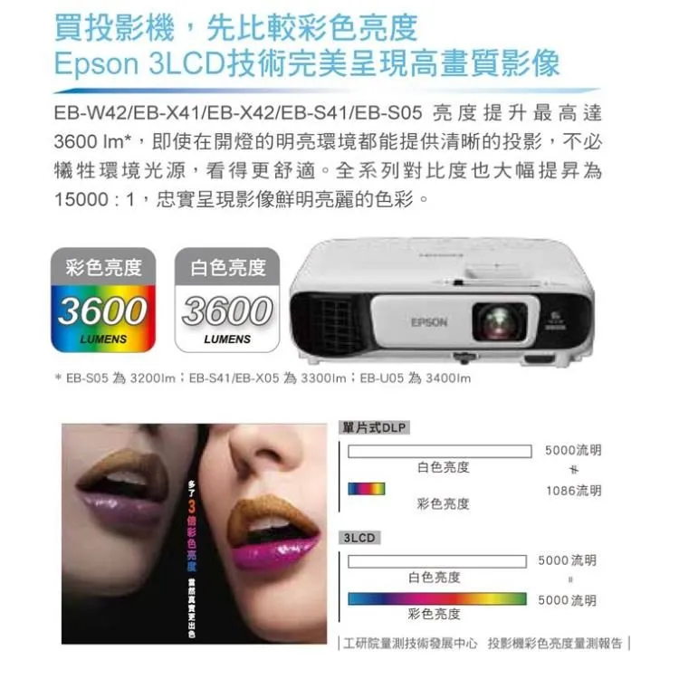 EPSON EB-FH06 高亮彩商用投影機 1080p高解析度 3500高流明投影機