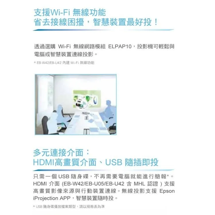 EPSON EB-FH06 高亮彩商用投影機 1080p高解析度 3500高流明投影機